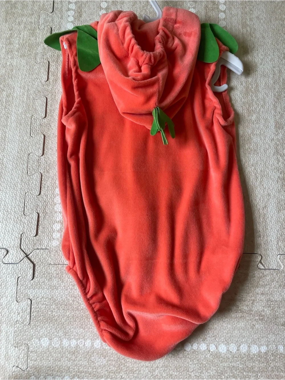 Baby Orange Pumpkin Hooded Halloween Costume